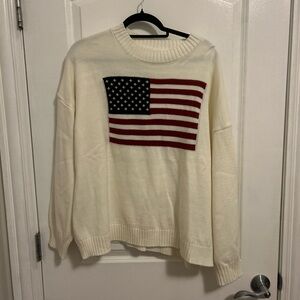 American Flag Sweater